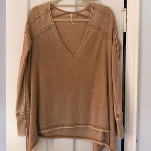 Free People Nude Long-Sleeve